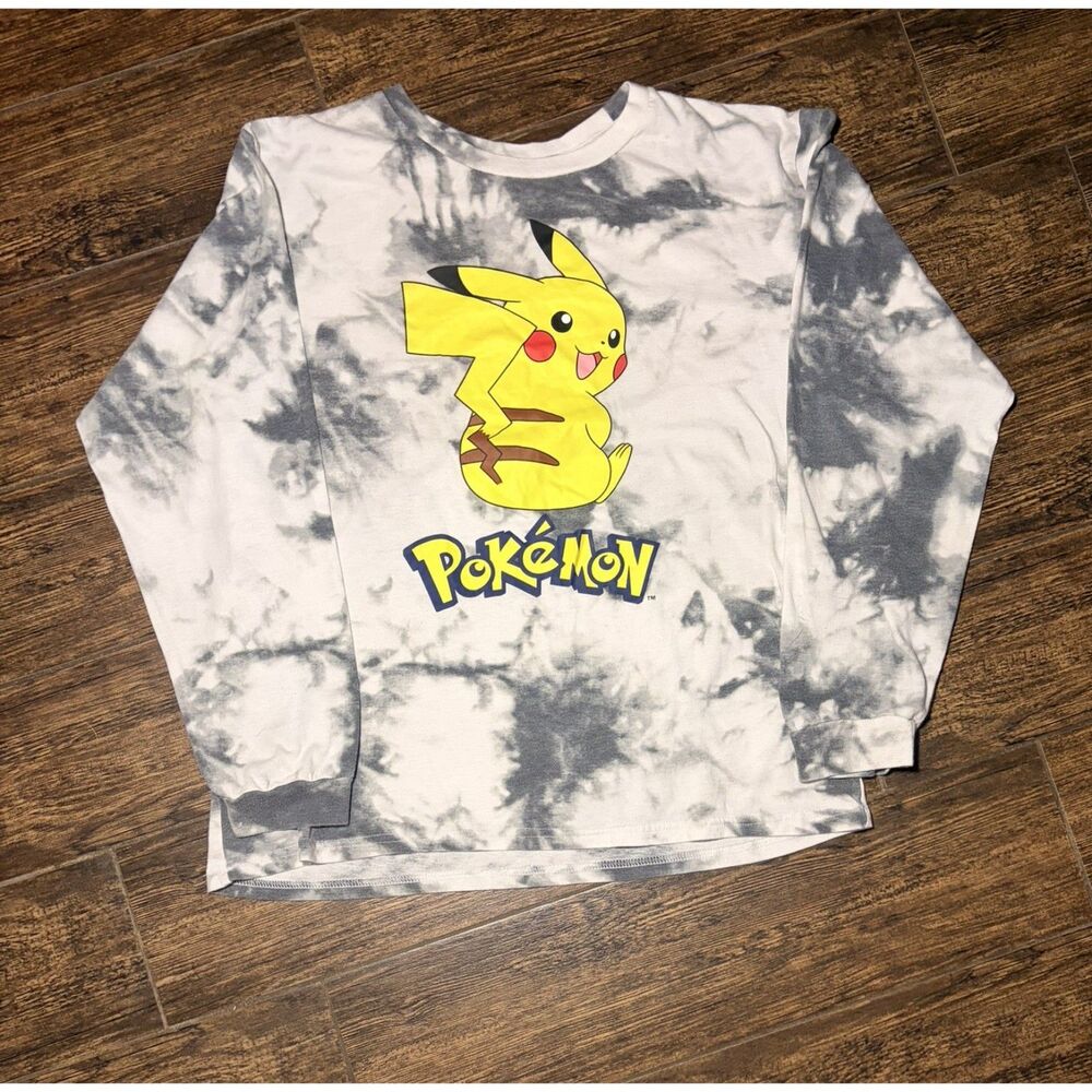 Pokémon Pikachu Tie-Dye Long Sleeve Tee - XXL